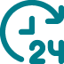 24 Hour Turnaround icon